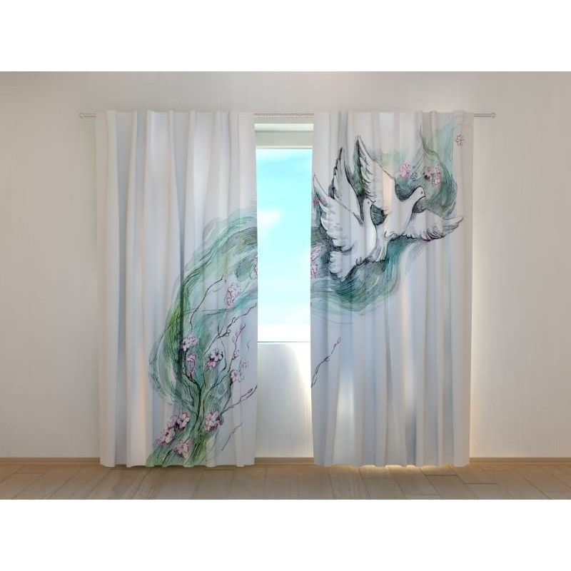 0,00 € Carpa personalizada - con dos palomas en vuelo