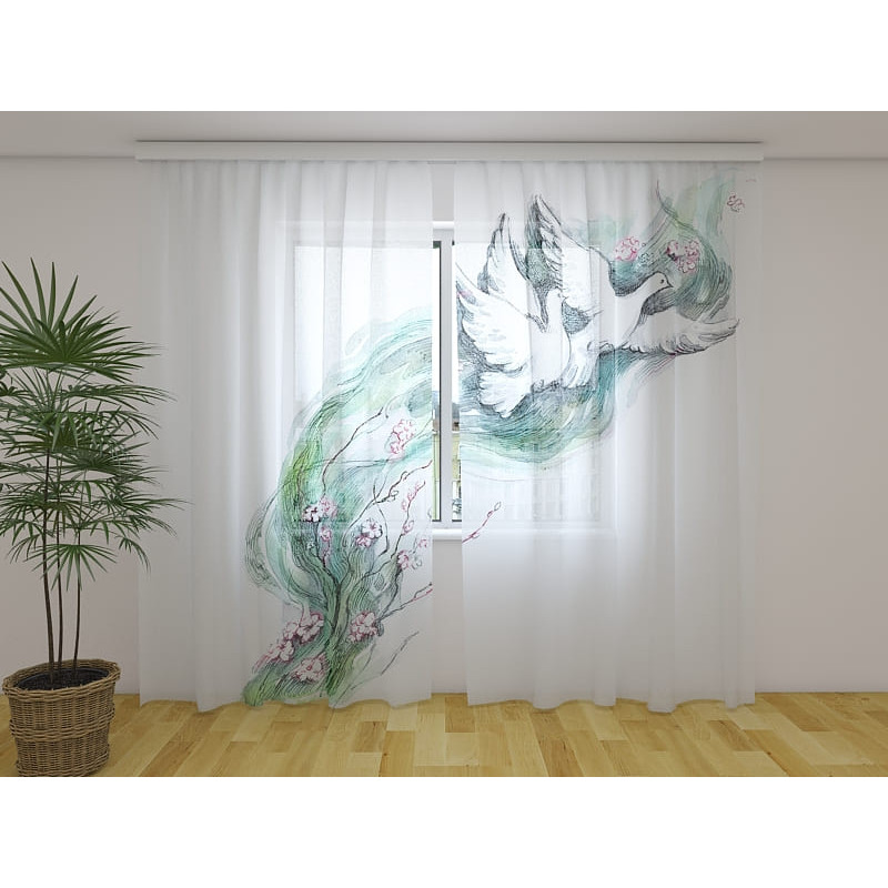 0,00 € Carpa personalizada - con dos palomas en vuelo