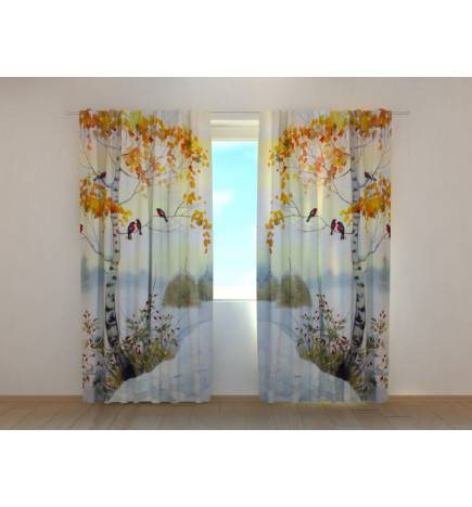 1,00 €Tenda personalizzata - con i ciuffolotti sui rami