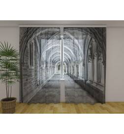 Tenda personalizada - em corredor preto e branco