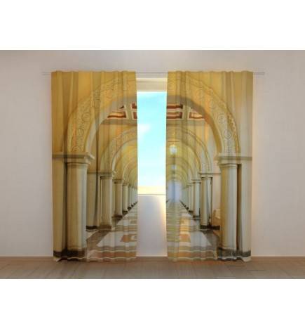 Custom curtain - in the golden corridor