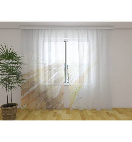 Personalized curtain - beige foam