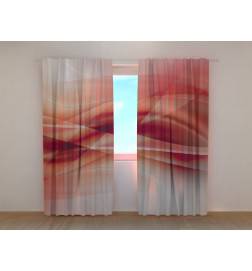 0,00 € Custom curtain - abstract with amaranth waves