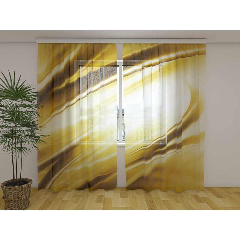 0,00 € Custom Tent - abstract with golden waves