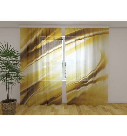 Posebna tenda - abstraktna z zlatimi valovi