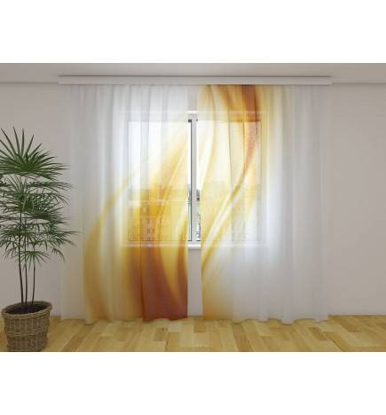 Tienda personalizada - abstracta con una onda dorada