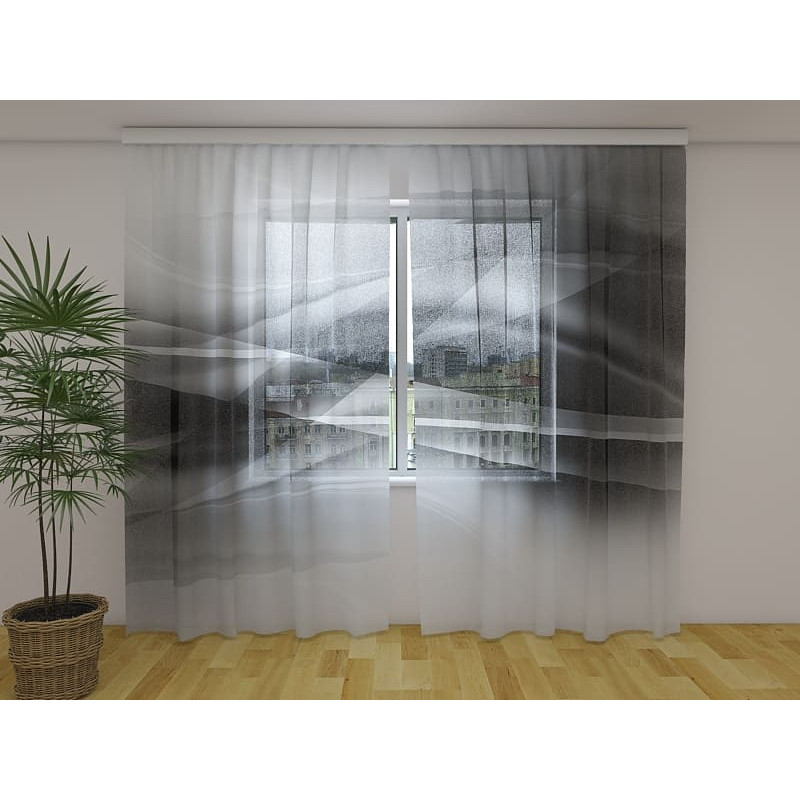 1,00 €Tenda personalizzata - astratta con delle onde nere