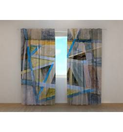 1,00 €Cortina personalizada - geométrica e verde