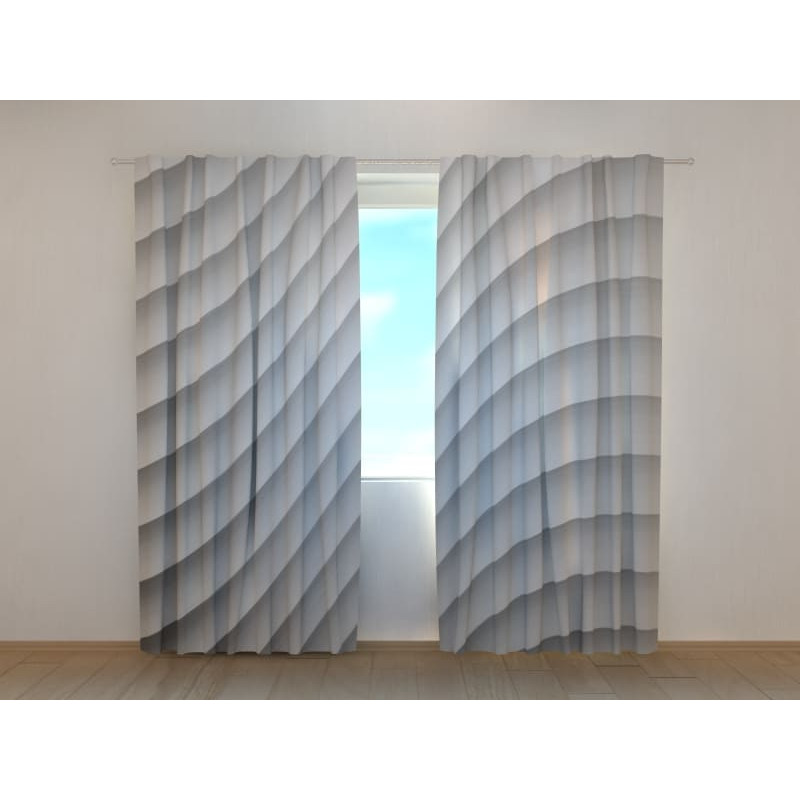 1,00 € Personalized curtain - enveloping and grey