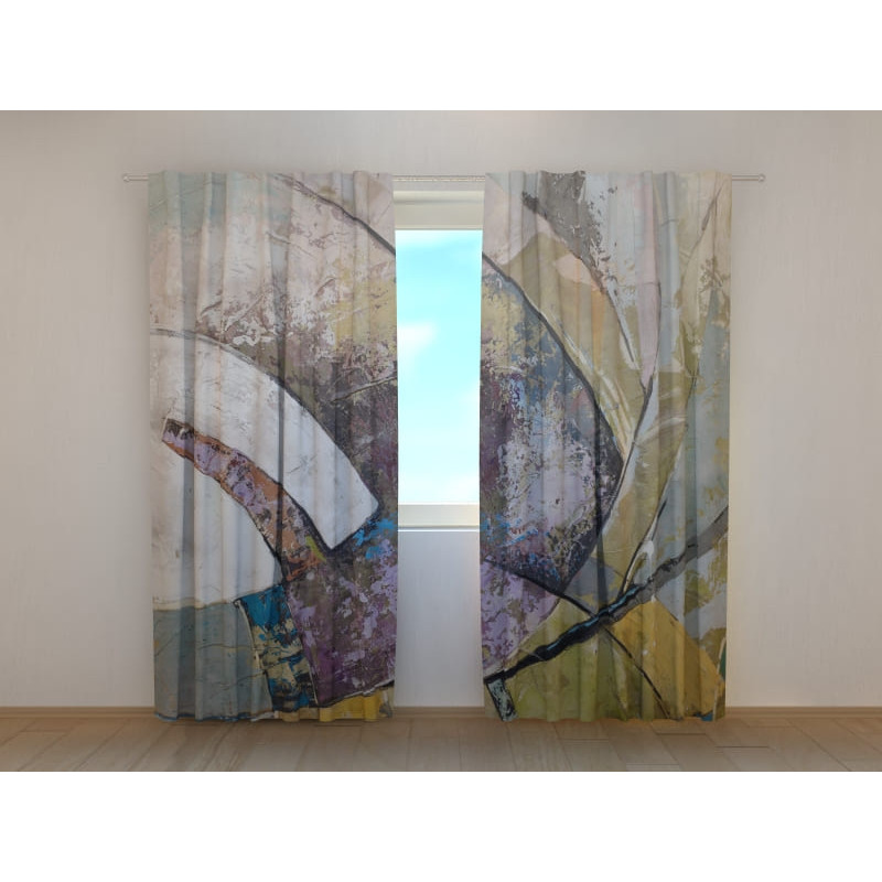 0,00 € Maßgeschneiderter Vorhang – abstrakt und marmoriert
