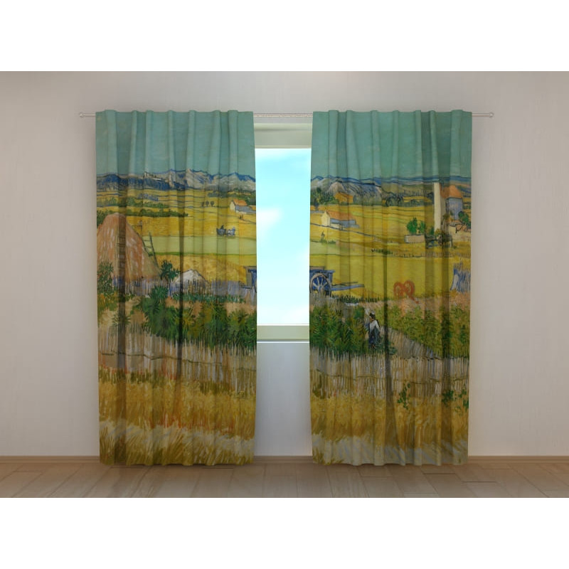 0,00 € Personalisierter Vorhang – Van Gogh – Ernte in La Crau