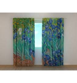 Cortina personalizată - Vincent Van Gogh - flori de iris