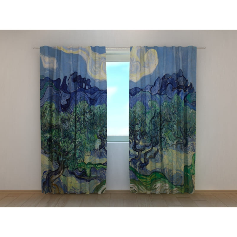 0,00 € Mukautettu verho - Van Gogh - oliivipuut