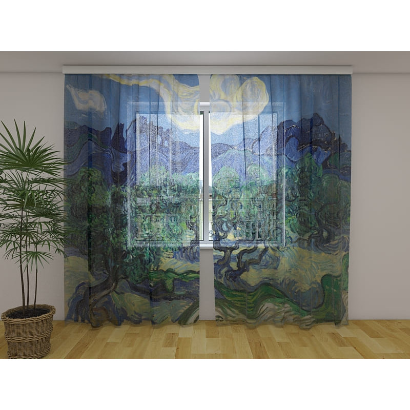 0,00 € Mukautettu verho - Van Gogh - oliivipuut