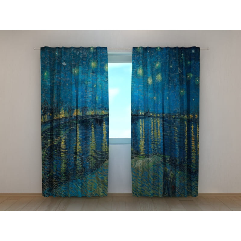 0,00 €Rideau sur mesure -Van Gogh - Nuit sur le Rhône