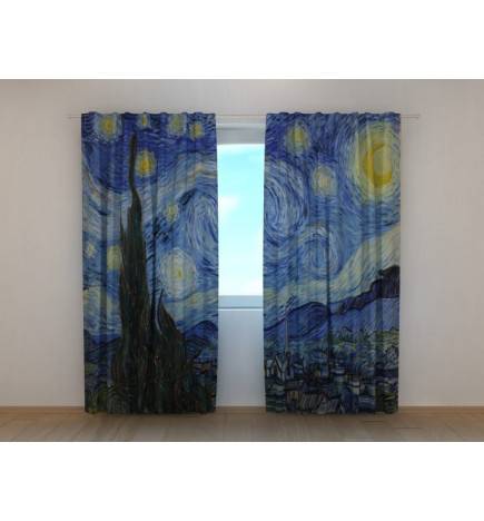 0,00 € Custom Curtain - Van Gogh - Starry Night