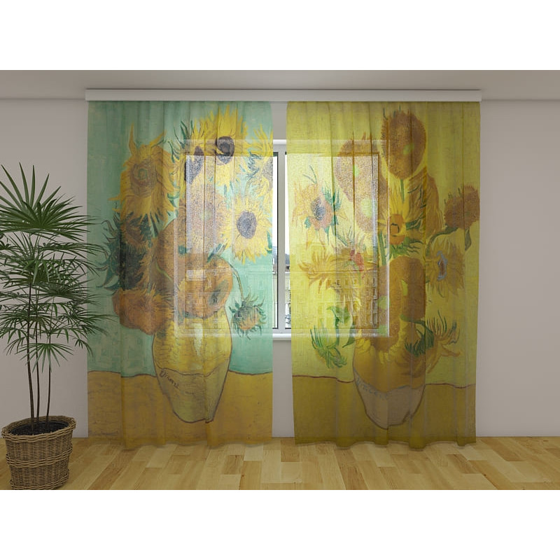0,00 €Rideau Sur Mesure - Vincent Van Gogh - Tournesols