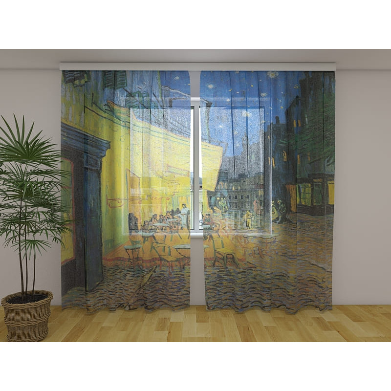 0,00 € Zavesa po meri - Van Gogh - terasa kavarne