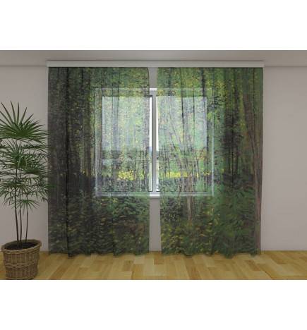 Custom curtain - Van Gogh - Trees and undergrowth