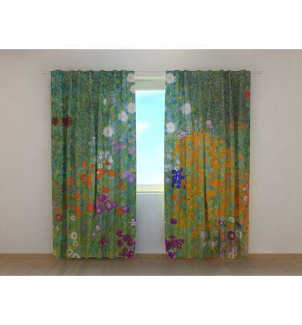 1,00 € Perdeau personalizat - Gustav Klimt - Gradina de flori
