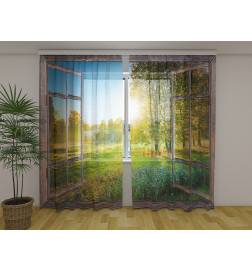 Toldo personalizado - com janela para o prado verde