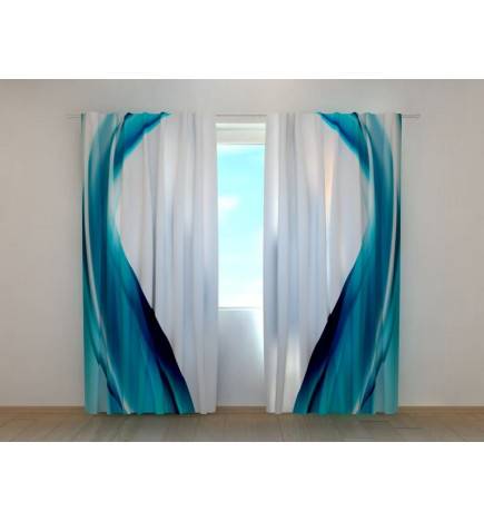1,00 € Custom Curtain - Refined - Blue and Green