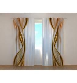 1,00 €Rideau sur mesure - Fin et marron