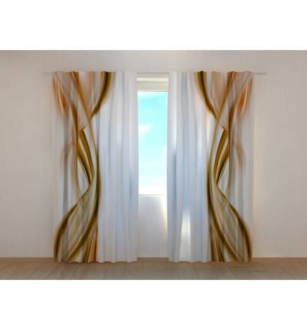 1,00 €Rideau sur mesure - Fin et marron