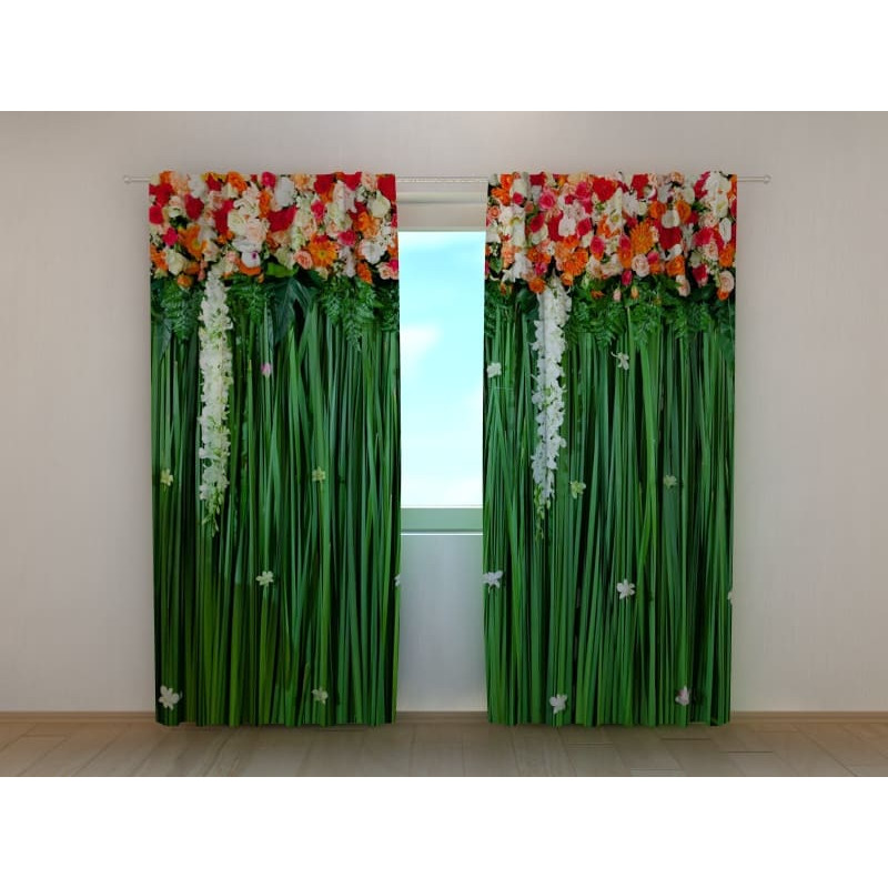 0,00 € Gepersonaliseerd gordijn - Lente met bloemen