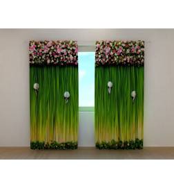 0,00 € Custom curtain - Spring with pink flowers