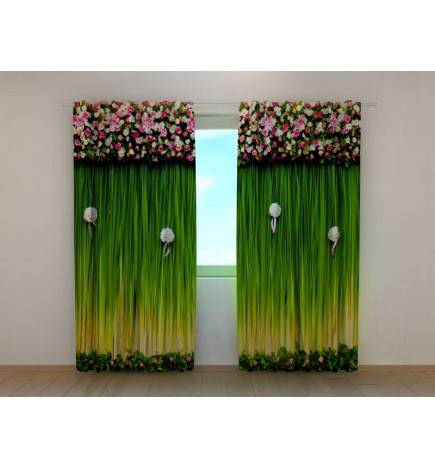 0,00 € Custom curtain - Spring with pink flowers