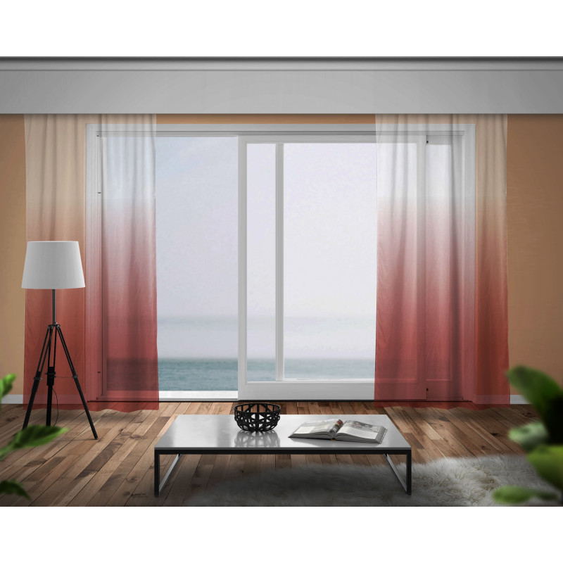0,00 € Custom curtain - Elegant and reddish