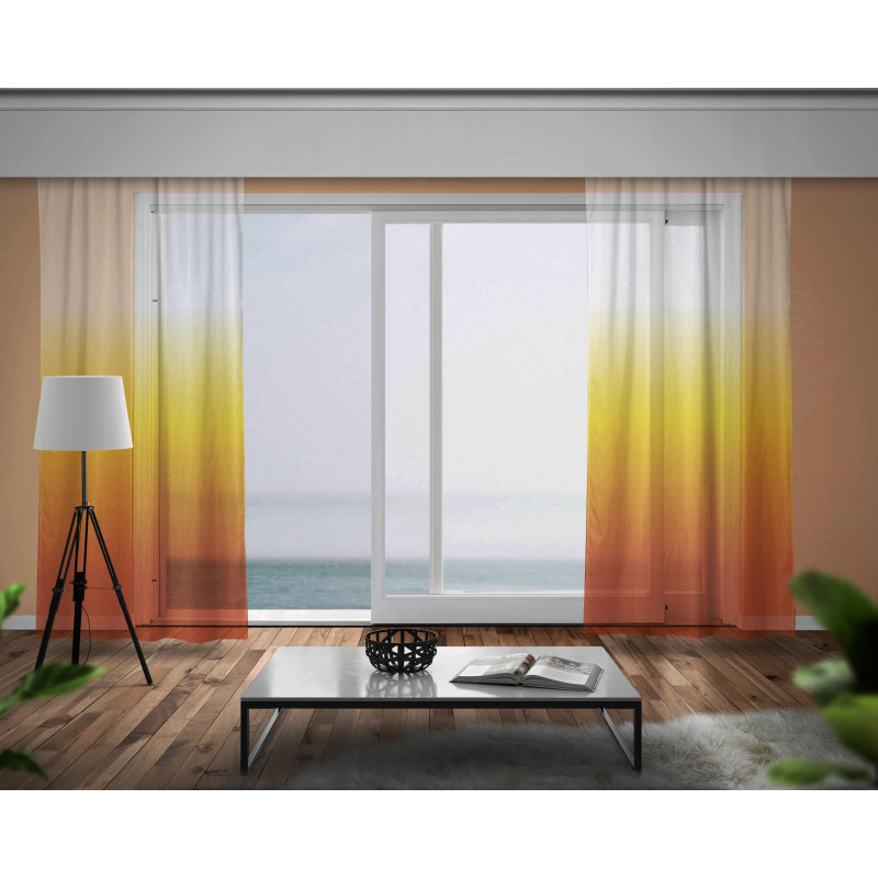 0,00 € Maßgeschneiderter Vorhang – elegant und orange