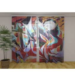 Tente personnalisée - avec graffitis colorés