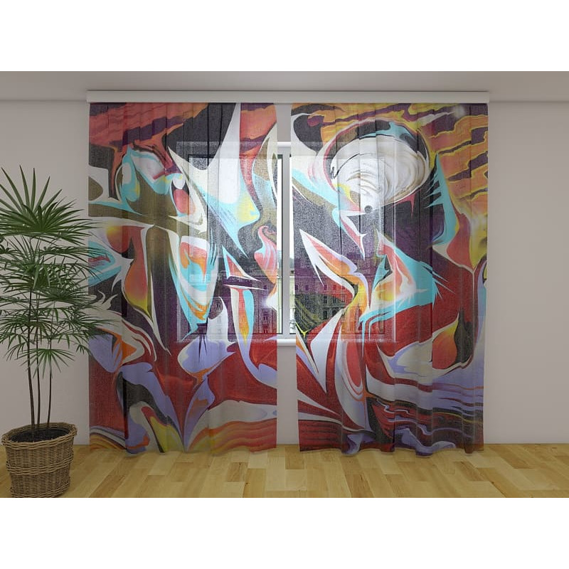 0,00 € Šotor po meri - s pisanimi grafiti