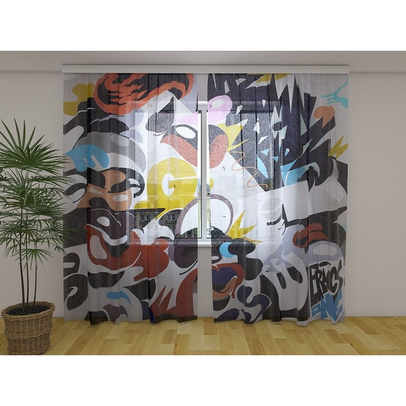 0,00 € Personalisiertes Zelt – mit großstädtischem Graffiti