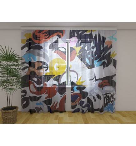 Gepersonaliseerde tent - met grootstedelijke graffiti