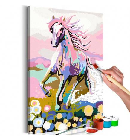 52,00 € DIY canvas painting - Fairytale Horse