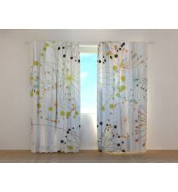 0,00 € Custom curtain - clear with wildflowers