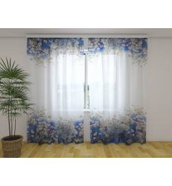 0,00 € Maßgeschneiderter Vorhang – hell mit weißen Blumen