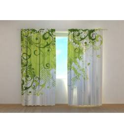 0,00 € Custom curtain - light and green - ARREDALACASA