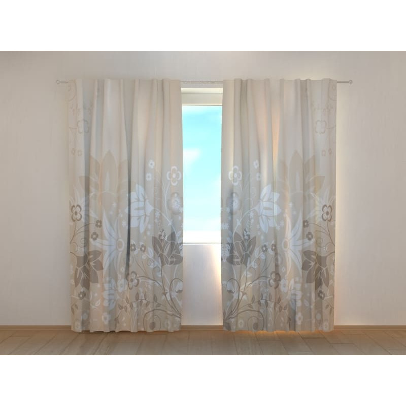 0,00 €Rideau sur mesure - clair et botanique - ARREDALACASA