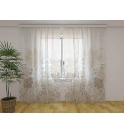 Pielāgots aizkars - skaidrs un botānisks - ARREDALACASA