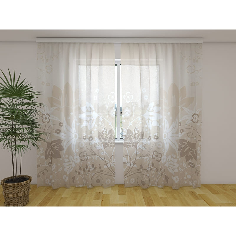 0,00 € Custom curtain - clear and botanical - ARREDALACASA