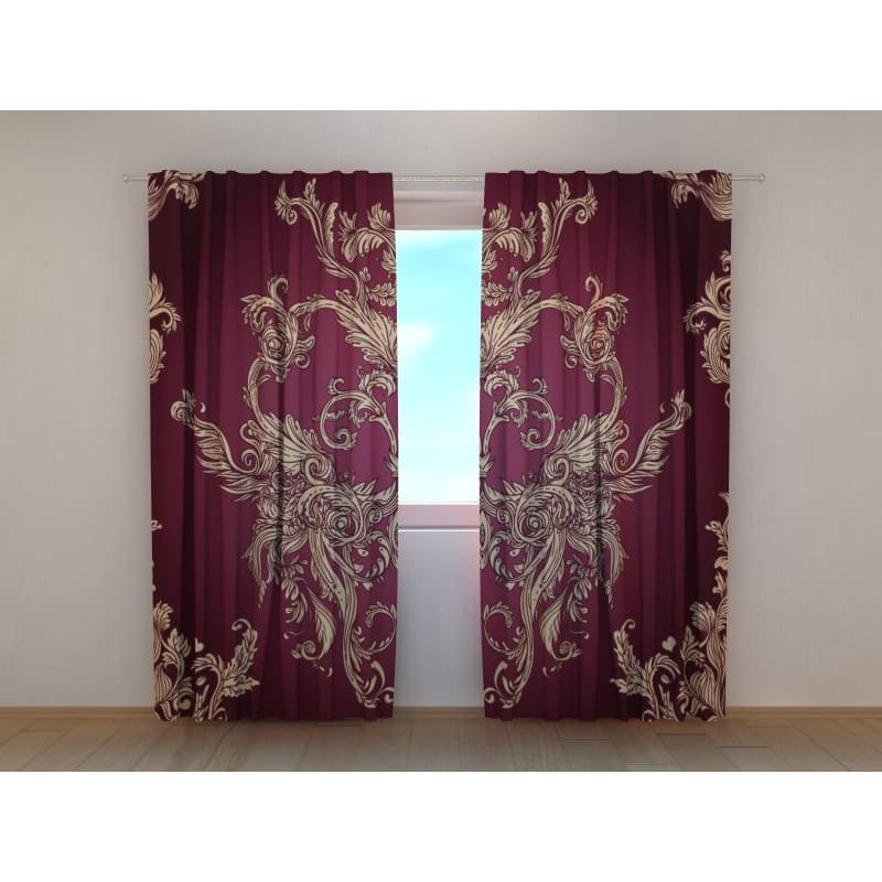 0,00 € Custom curtain - oriental and burgundy