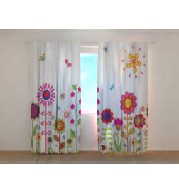 0,00 €Rideau personnalisé - pour enfants - avec des fleurs