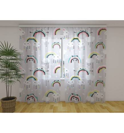 Personalizēta telts - bērniem - ar varavīksnēm