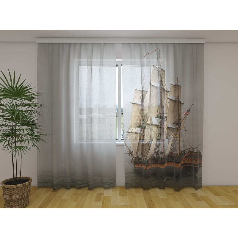 1,00 €Tenda personalizzata - Barca dei pirati nella nebbia