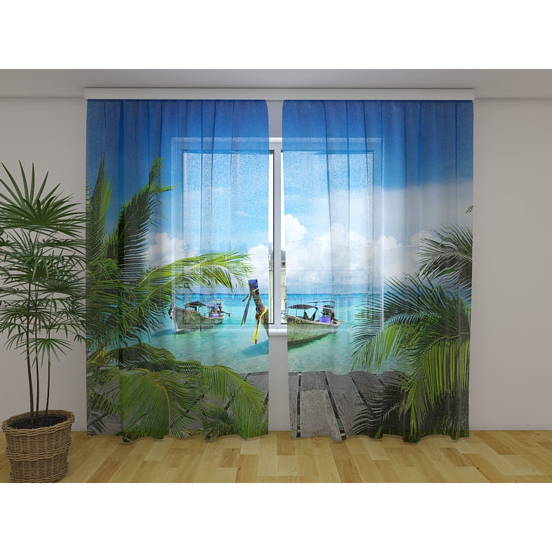 0,00 € Custom tent - With wooden boats