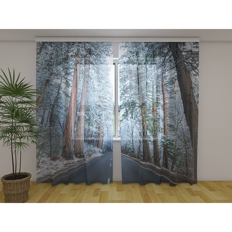 0,00 € Carpa personalizada - camino en las montañas de invierno
